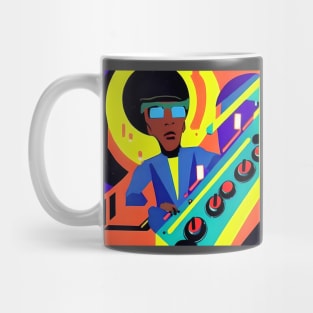 Image Inspired by Herbie Hancock Playing a Keyboard in Outta Space. Mug